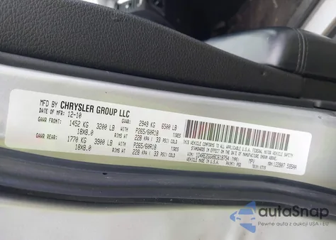 2011 Dodge Durango Express z USA, uszkodzony, nr VIN 1D4RE2GG0BC618754
